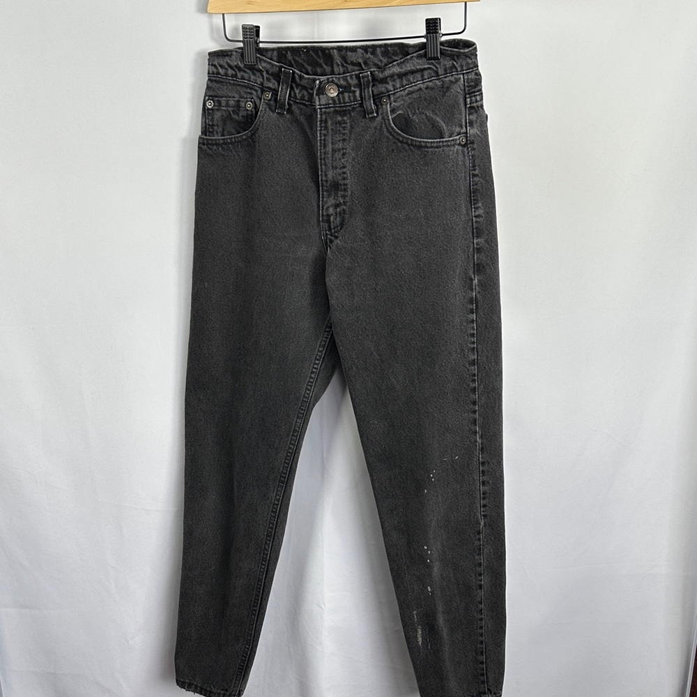 Levi’s 550 Relaxed Fit Black Jeans W30x30 Vintage Wash (See Flaws)